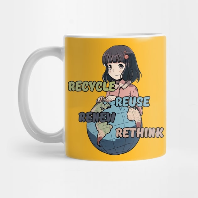 Recycle Reuse Renew Rethink by LetsGetInspired